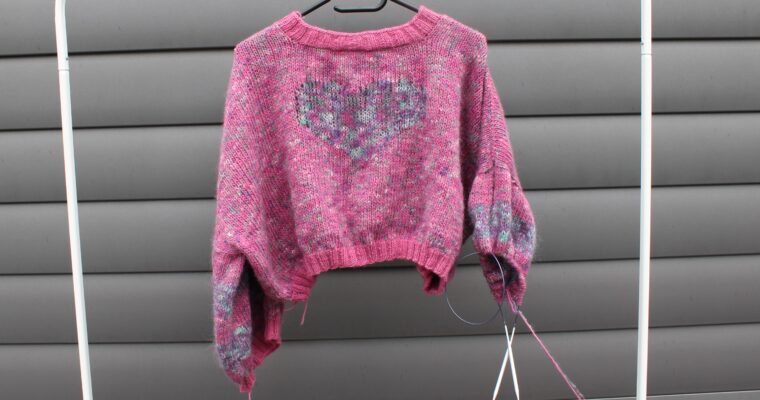 Mohair and wool sweater